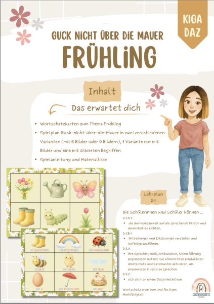 Guck nicht über die Mauer - Frühling