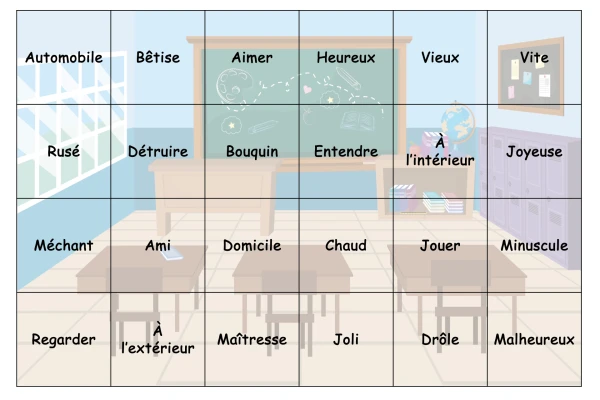 Synonymes - puzzles magique