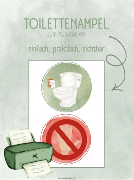 Toilettenampel Grün/Rot