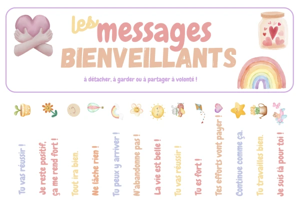 Les messages bienveillants