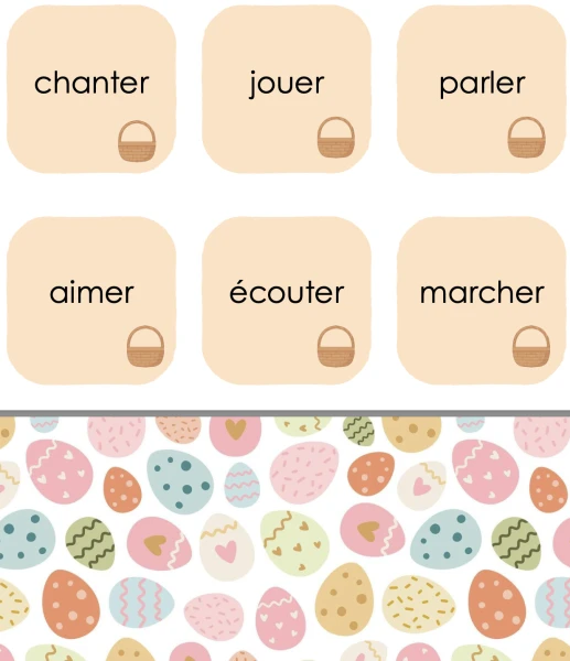 Jeu conjugaison verbe en -er