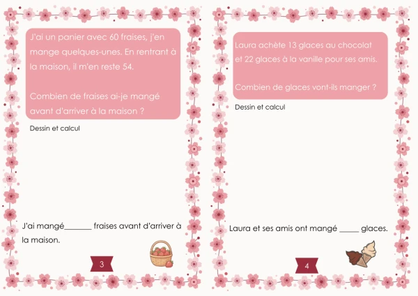 Problèmes de maths 4H