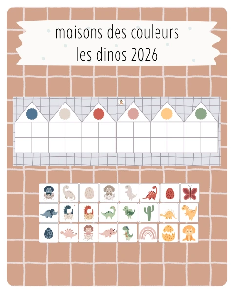 20. Maisons des couleurs - les Dinos 2026