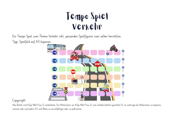 Tempo Spiel Verkehr
