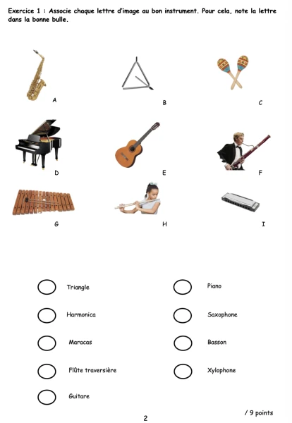 TS - Les instruments