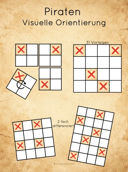 Piraten - Visuelle Wahrnehmung