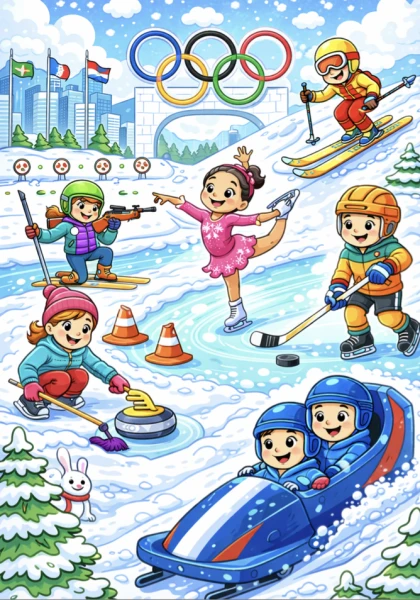 Pack 3 Puzzles : Sports & JO d'Hiver – Avec Images de Référence (Idéal Ateliers)