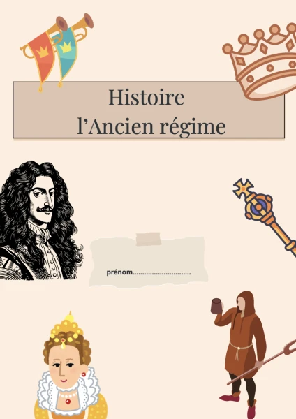 Dossier Histoire L'Ancien régime 7-8P