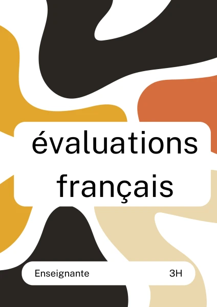 Evaluations français 3H