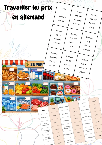 Jeux allemand 7H - Preise