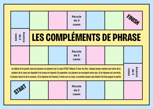 Jeu complément de phrase (CP)