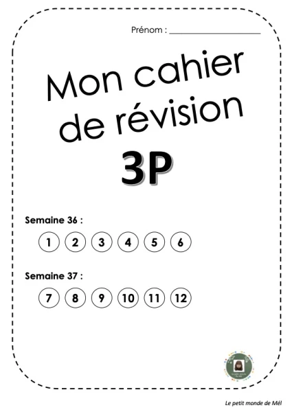 3P - fin d'année scolaire