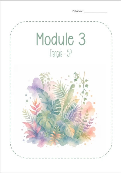 Constats 5P - Module 3