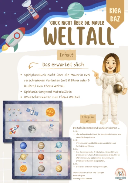 Guck nicht über die Mauer - Weltall