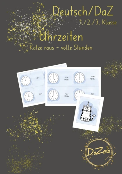 Uhrzeiten: Drei in einer Reihe (volle Stunden)