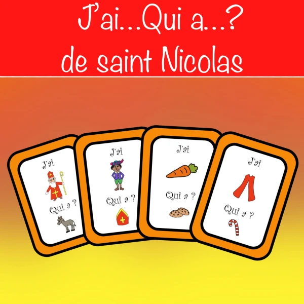 J'ai...Qui a...? de saint Nicolas