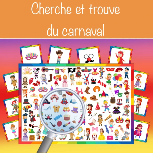 Cherche et trouve du carnaval 2