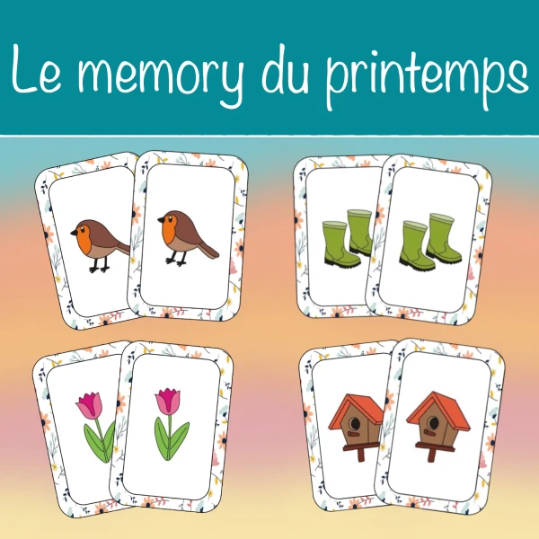 Le memory du printemps