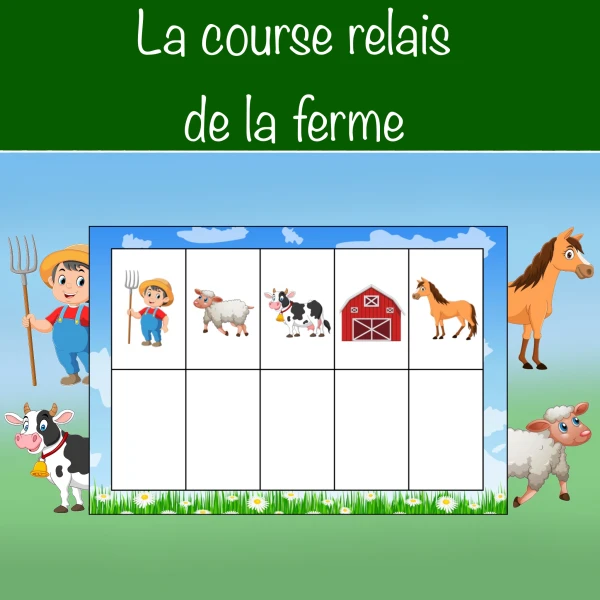La course relais de la ferme