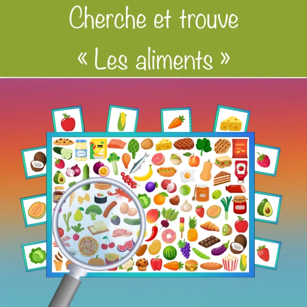 Cherche et trouve "Les aliments"