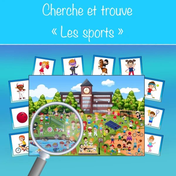 Cherche et trouve "Les sports"