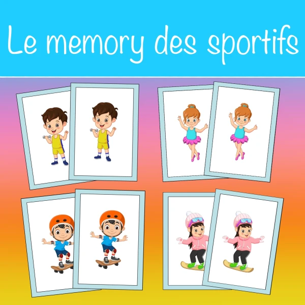 Le memory des sportifs