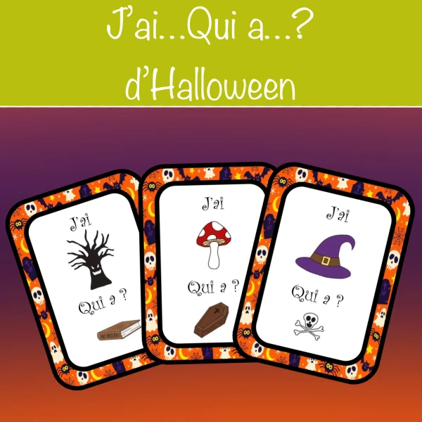 J'ai...Qui a ? d'Halloween