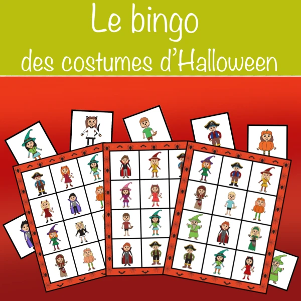 Le bingo des costumes d'Halloween