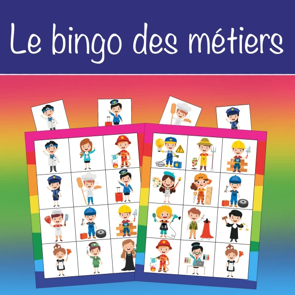 Le bingo des métiers