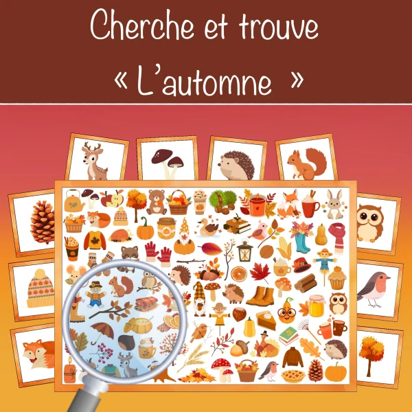 Cherche et trouve de l'automne