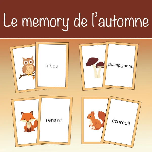 Le memory de l'automne 2