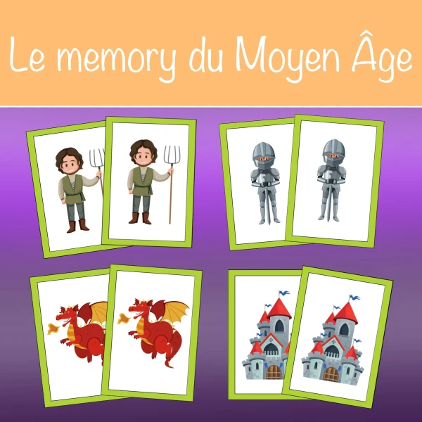 Le memory du Moyen Âge