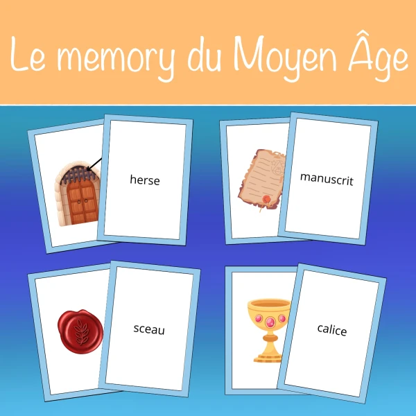 Le memory du Moyen Âge 2