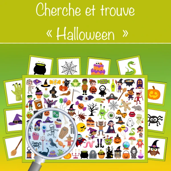 Cherche et trouve d'Halloween 2