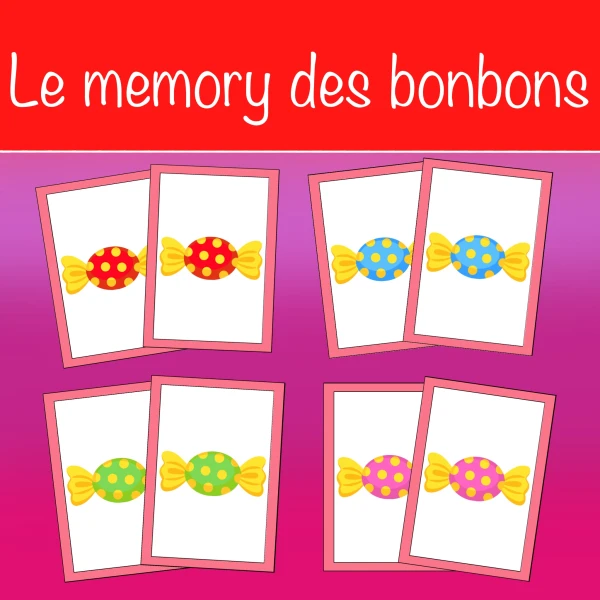 Le memory des bonbons