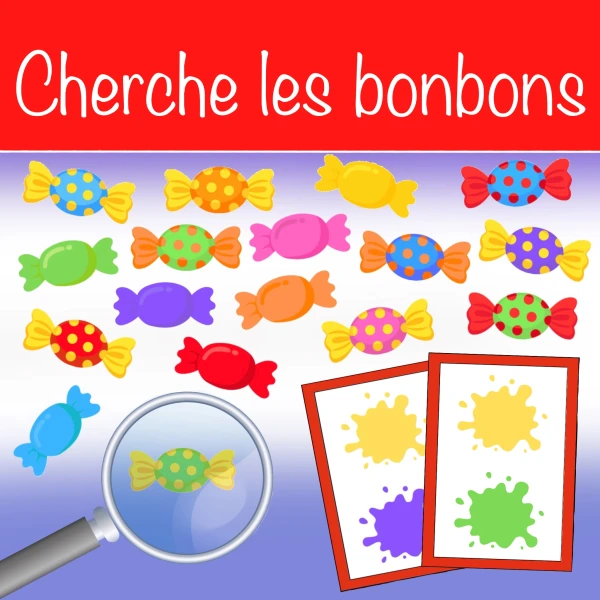 Cherche les bonbons