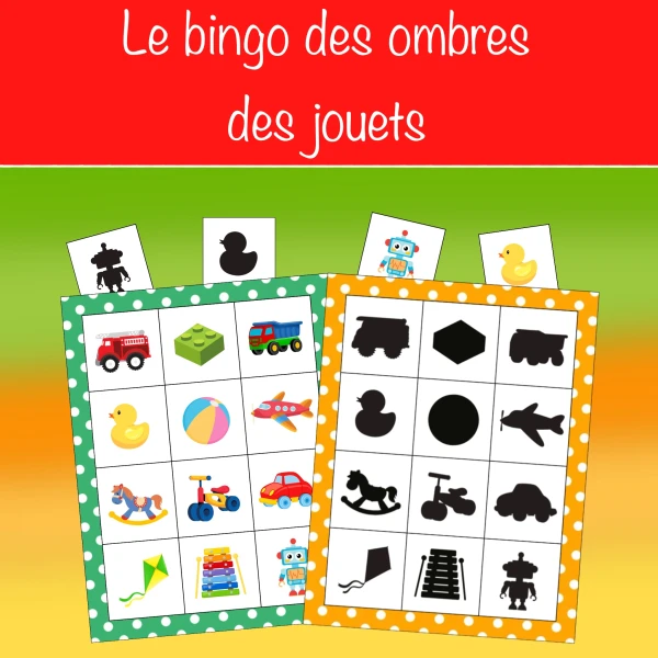 Le bingo des ombres des jouets