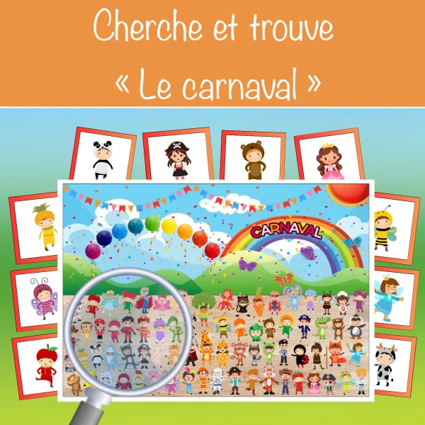 Cherche et trouve "Le carnaval" 3