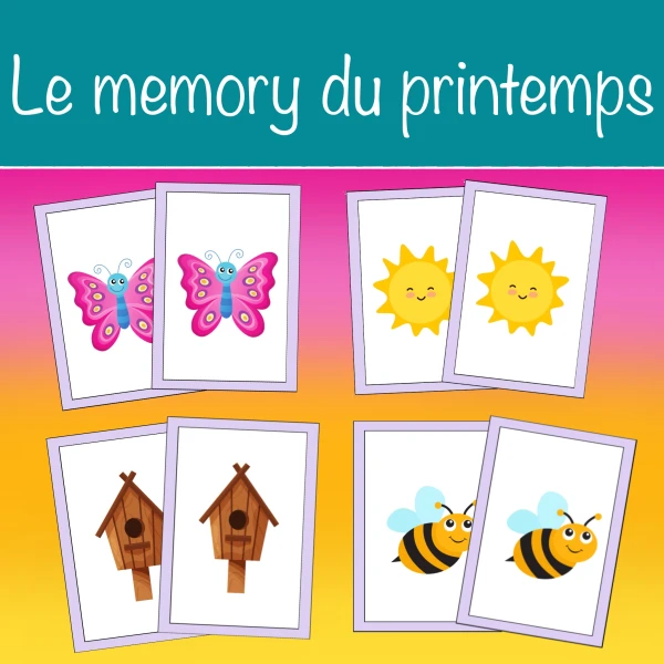 Le memory du printemps 2