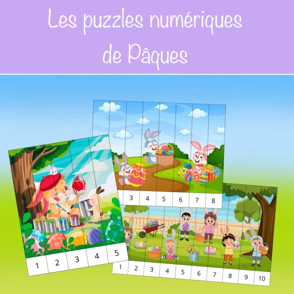 Les puzzles numériques de Pâques