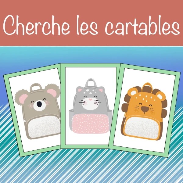 Cherche les cartables
