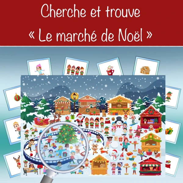 Cherche et trouve "Le marché de Noël"