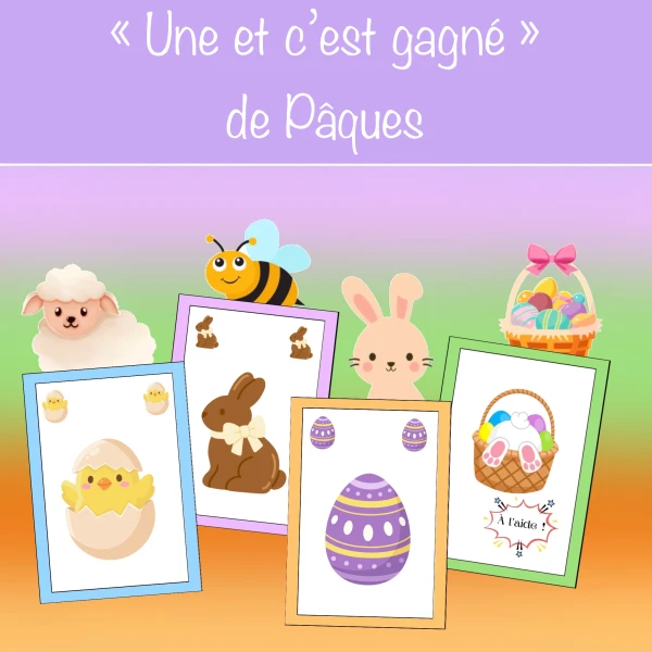 "Une et c'est gagné de Pâques"