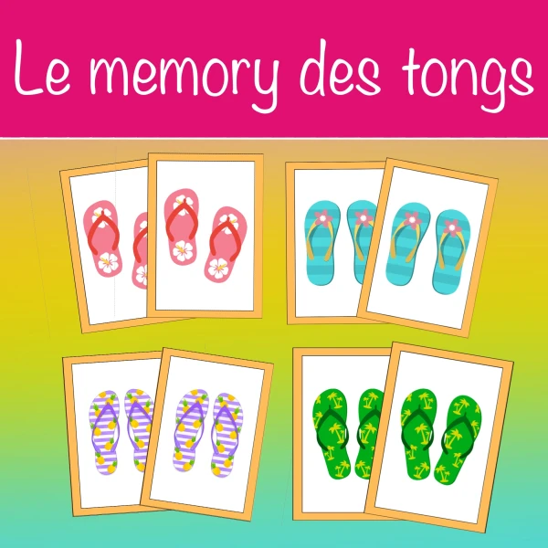 Le memory des tongs