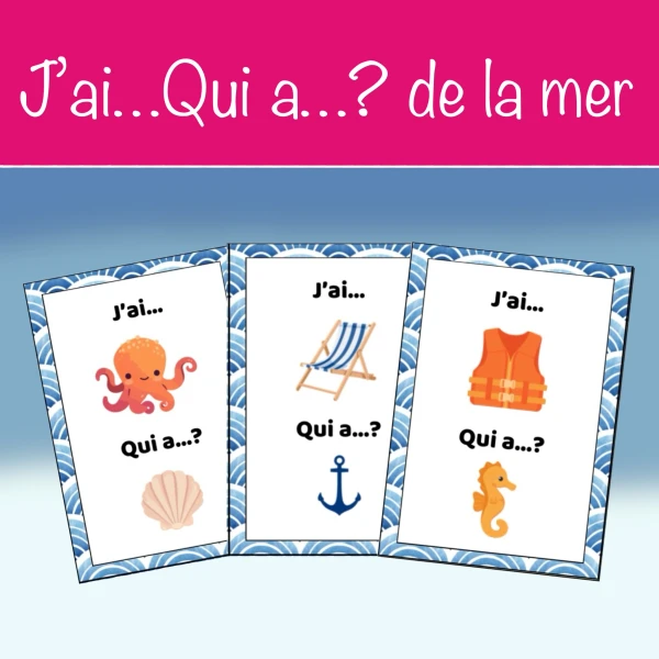 J'ai...Qui a...? de la mer