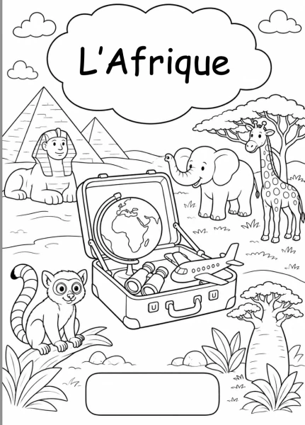 Coloriages sur l'Afrique