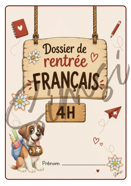 4P dossier rentrée Français thème suisse