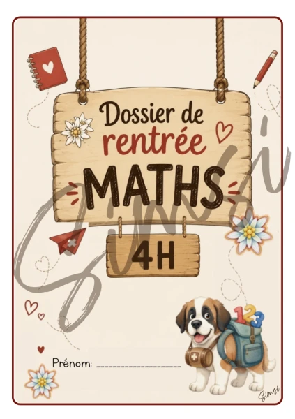 4P dossier rentrée Math thème suisse