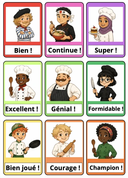 Carte de renforcement positif