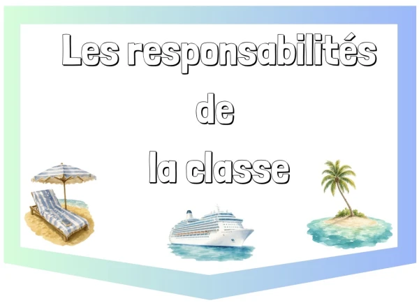 Responsabilités - Thème voyage